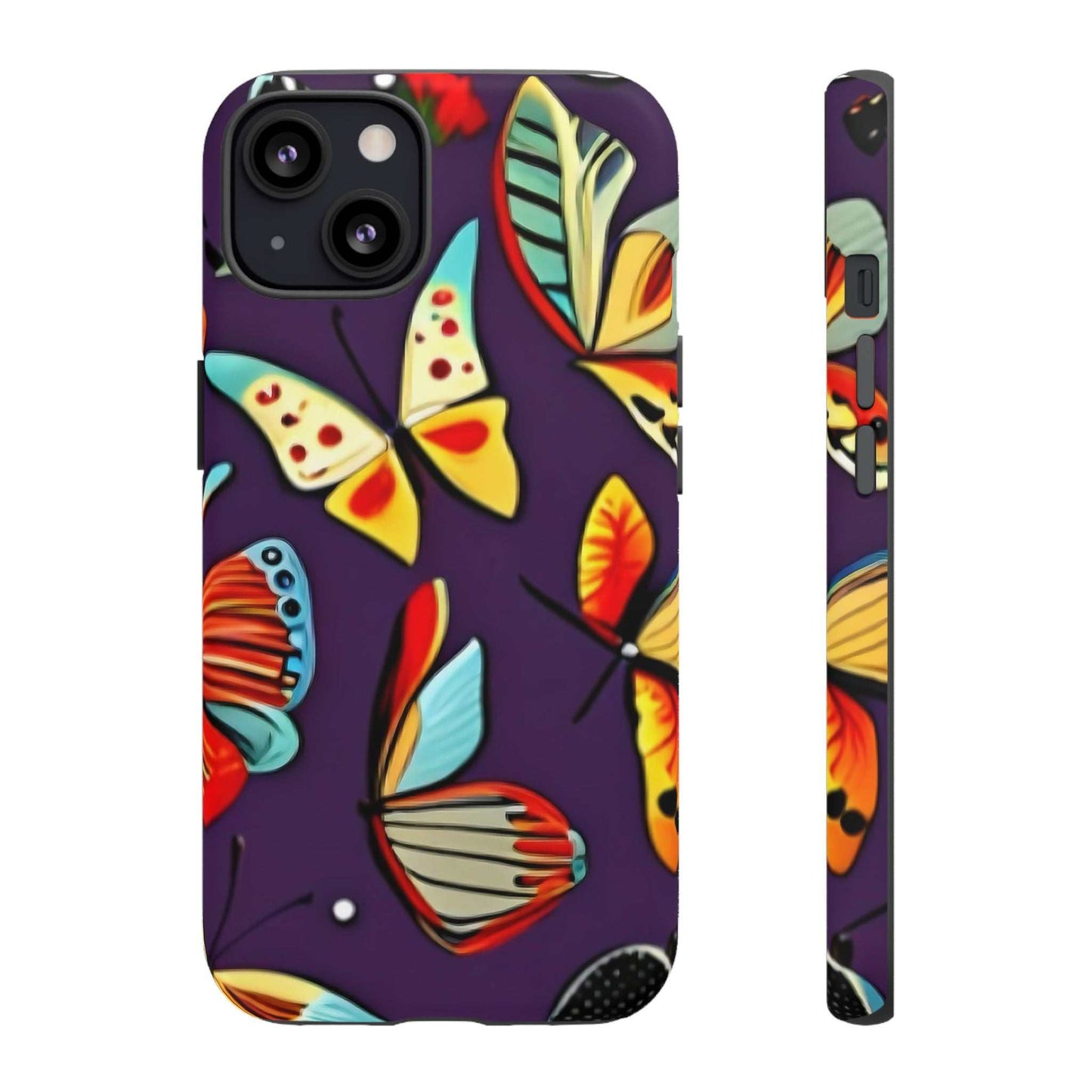 Bright Vibrant Butterfly Phone Case Designed By Littlebitz 