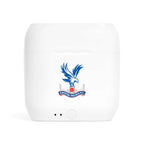 Crystal Palace Fc wireless Essos earbuds with fan-inspired charging case and club crest design