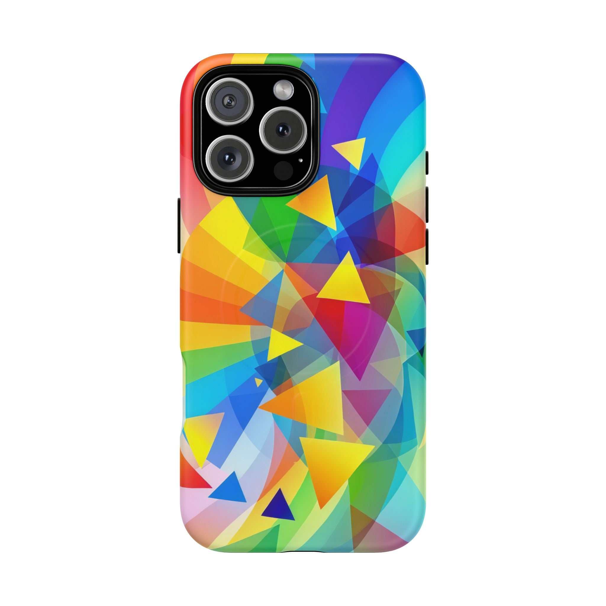 Geometric Pride Design iPhone Magsafe Phone Case