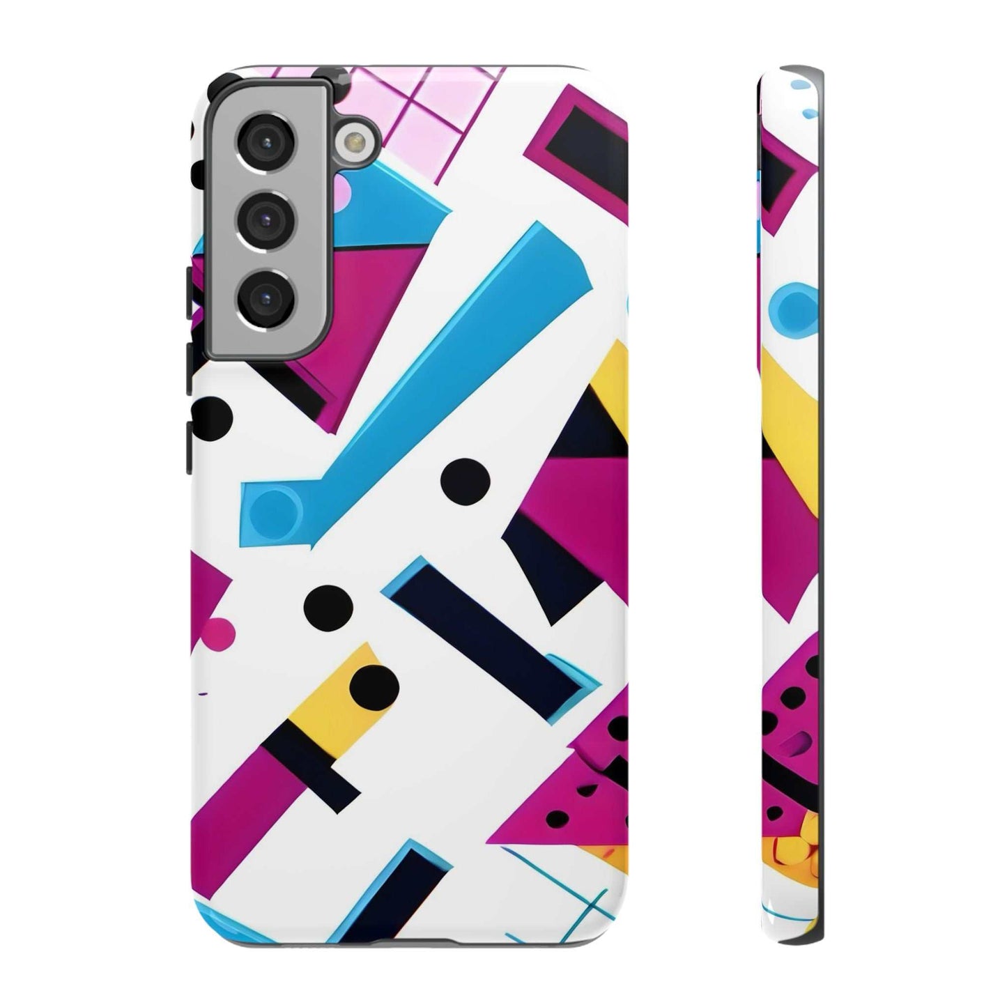 Bright Geometric Samsung Phone Case Designed By Littlebitz 