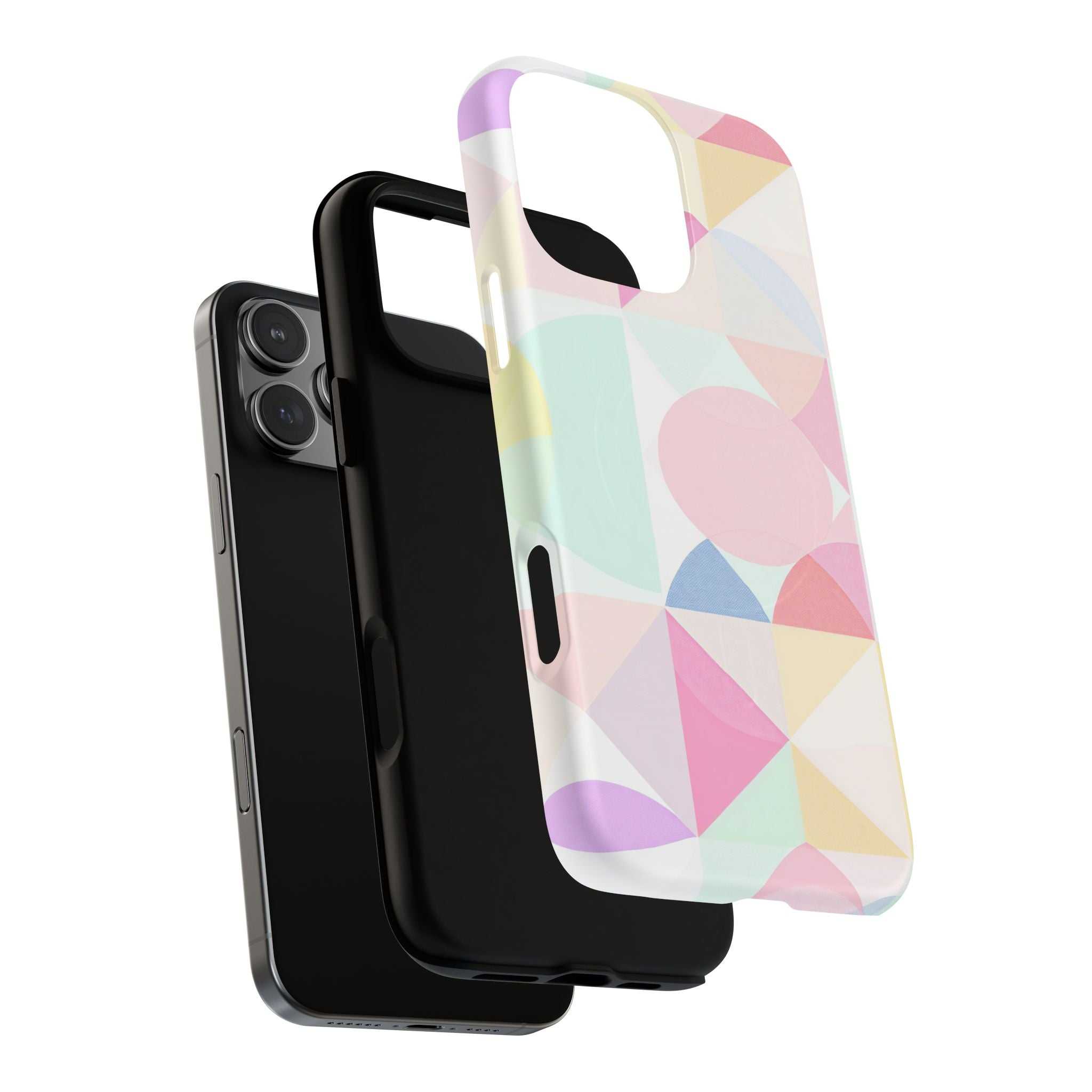 Pastel Geo Print iPhone Magsafe Phone Case