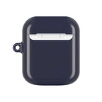 Deep blue hard shell protective case for AirPods and AirPods Pro with glossy finish and secure fit