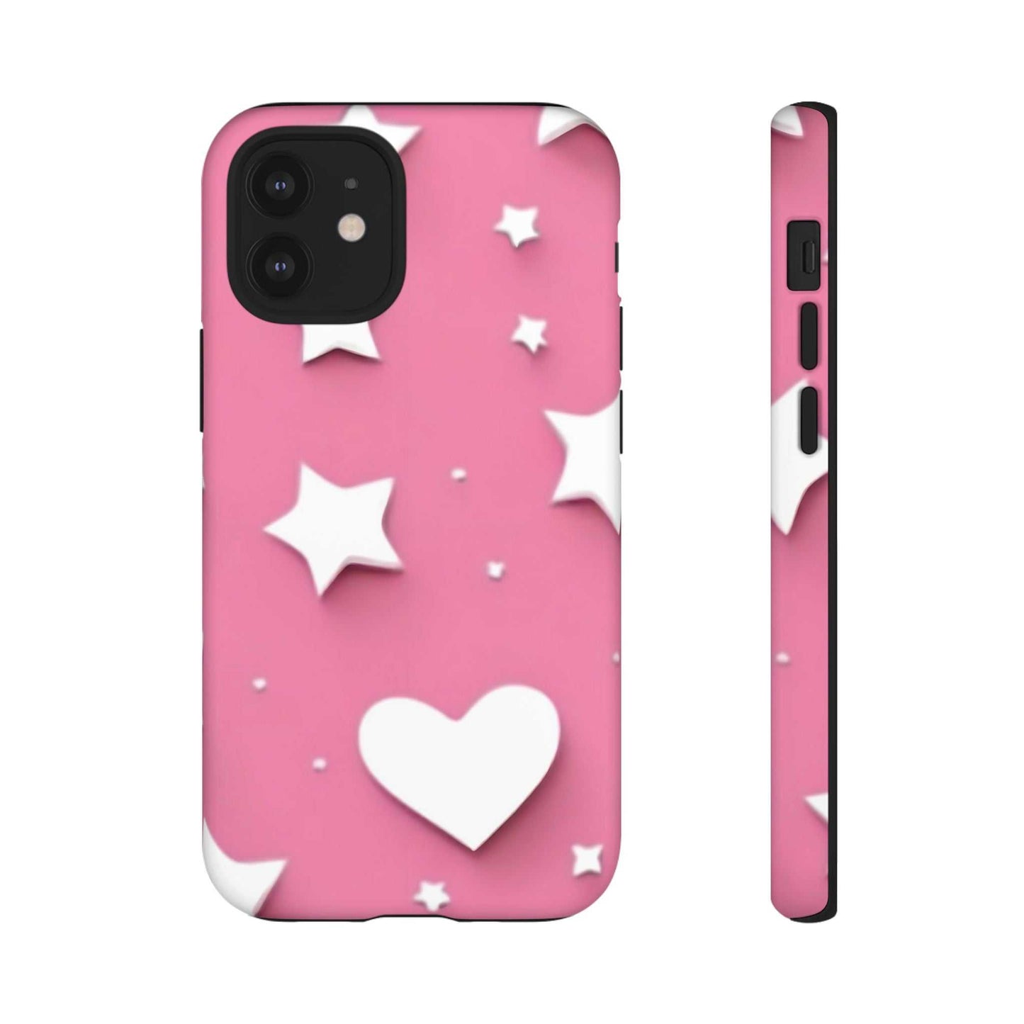 Hearts and Stars Phone Case Designed By Littlebitz 