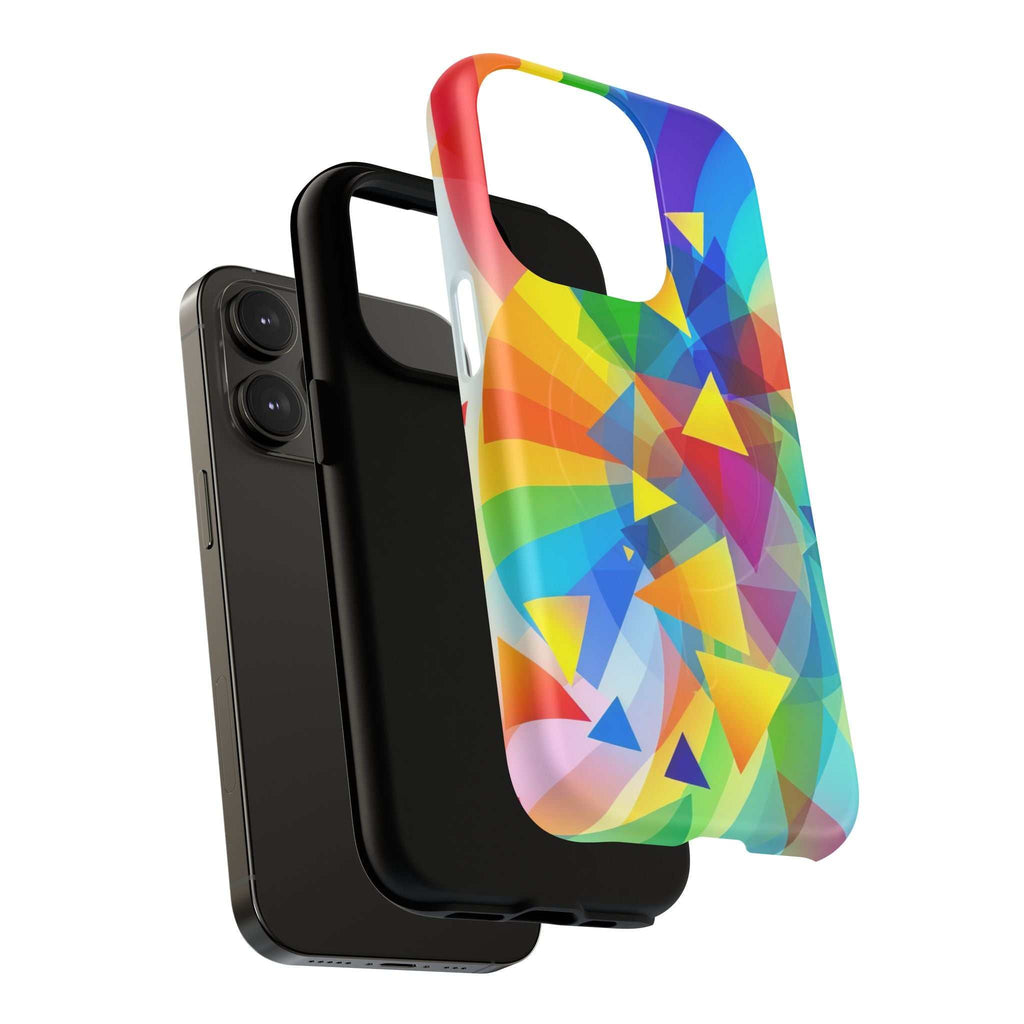 Geometric Pride Design iPhone Magsafe Phone Case