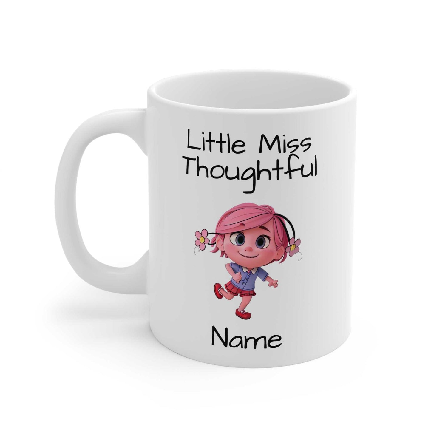 Personalised Little Miss Thoughtful Ceramic Mug Created By Littlebitz