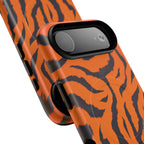 Orange Tiger Print iPhone Magsafe Phone Case