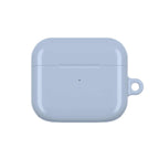 Misty Blue AirPods Pro protective case with durable hard shell and glossy finish