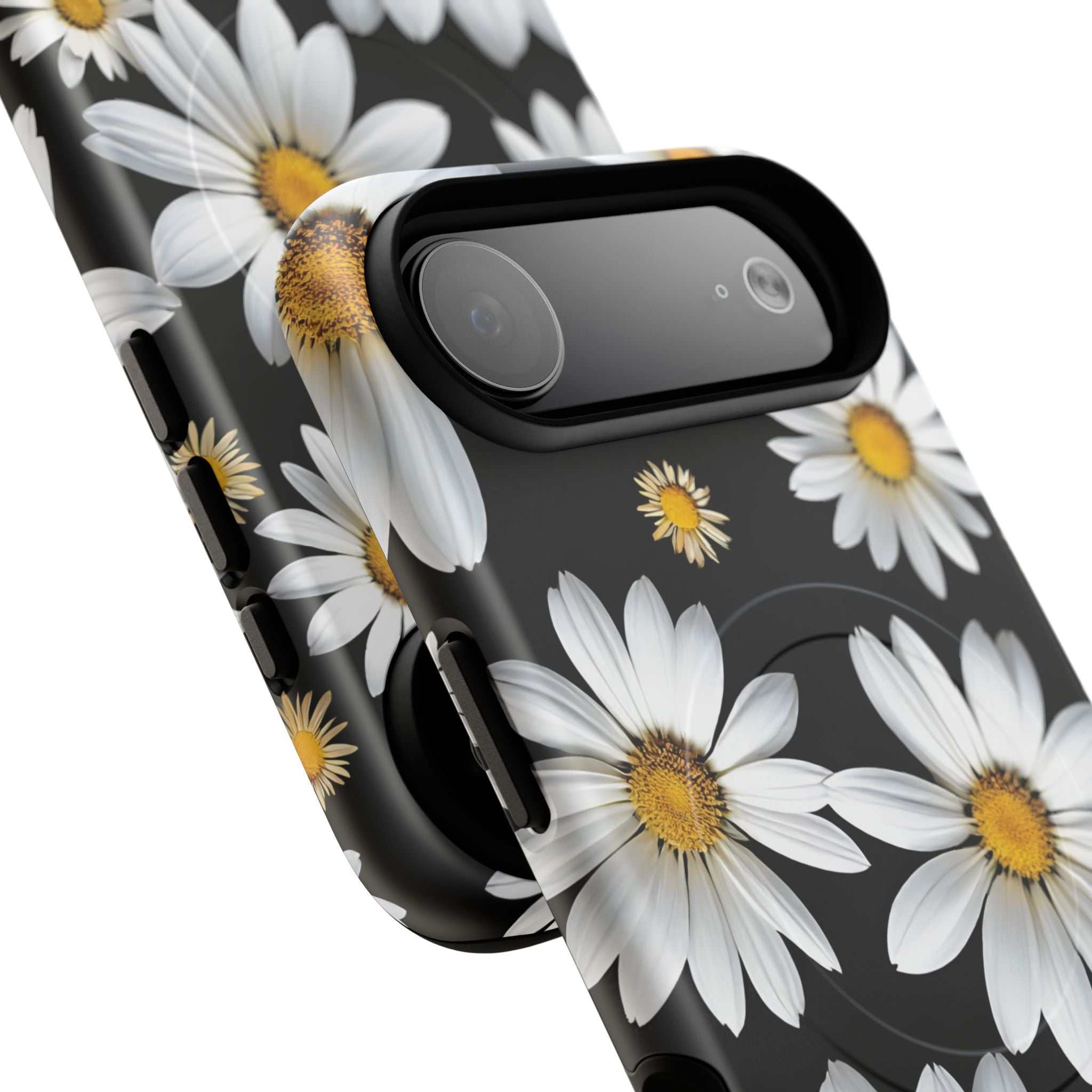 Black Daises iPhone Magsafe Phone Case