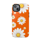 Orange Daisy Design iPhone Magsafe Phone Case