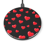 Black Hearts Design Wireless Charger