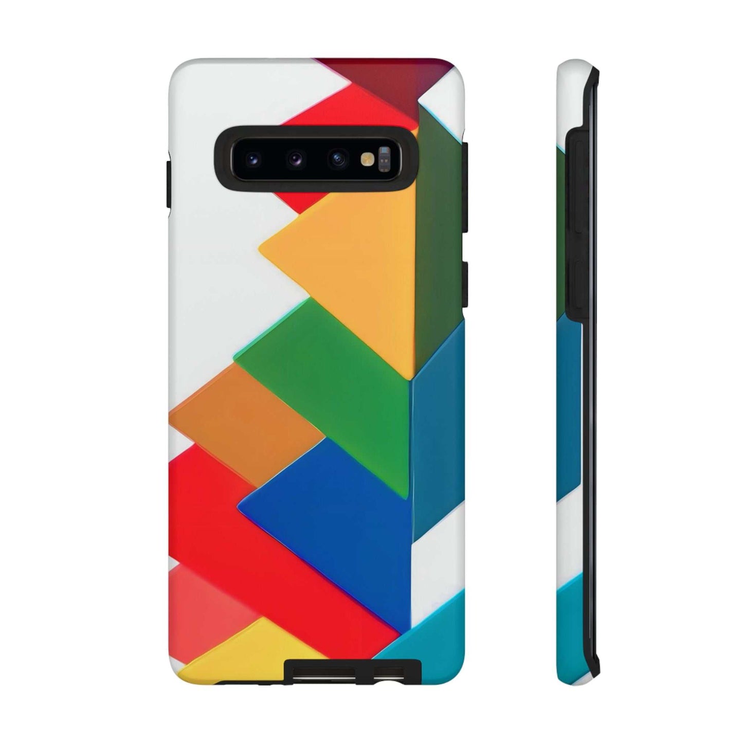 Colourful Print Samsung Phone Case Designed By Littlebitz 