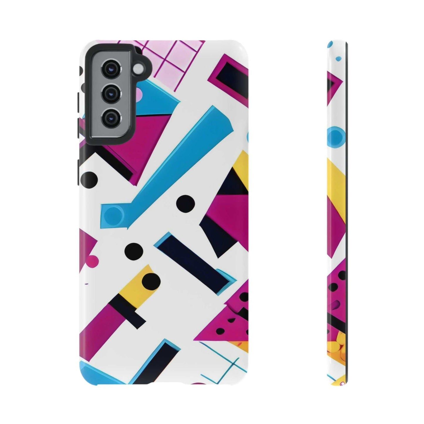 Bright Geometric Samsung Phone Case Designed By Littlebitz 