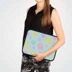 Pastel Doggy Paw Laptop Sleeve