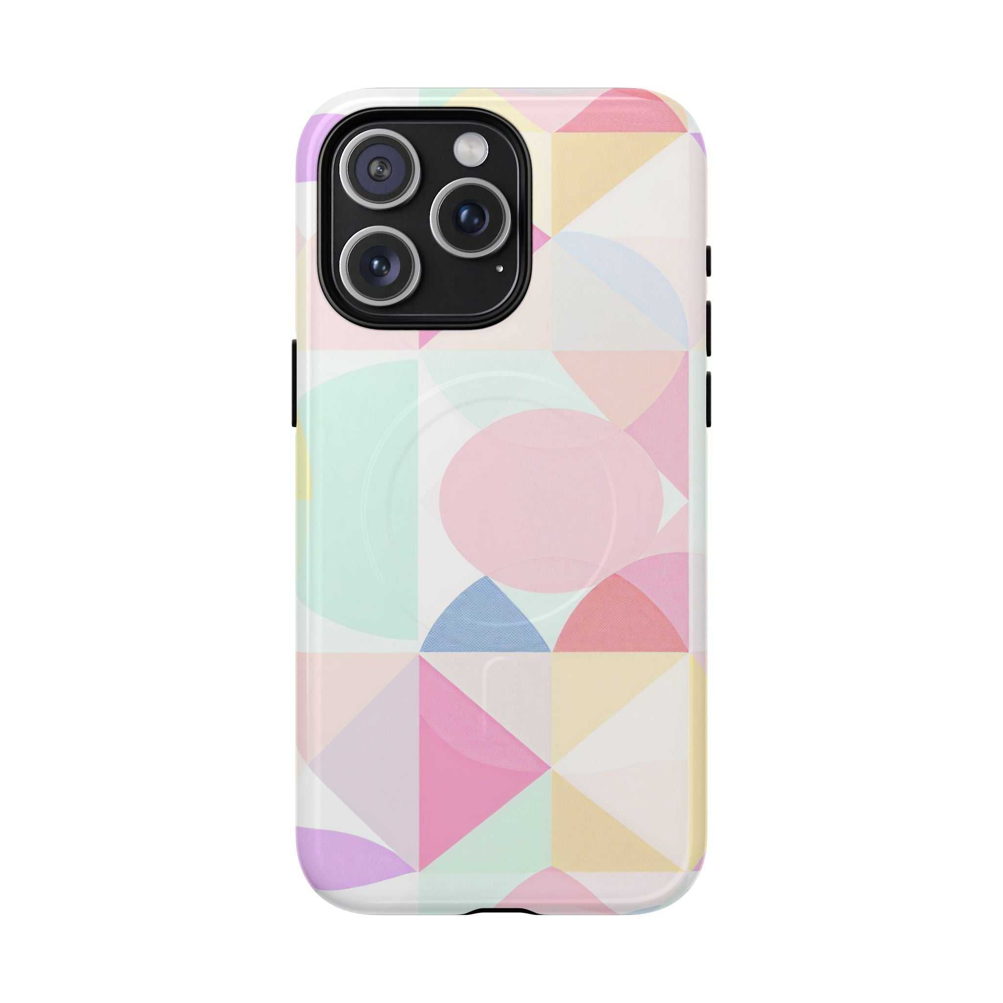 Pastel Geo Print iPhone Magsafe Phone Case
