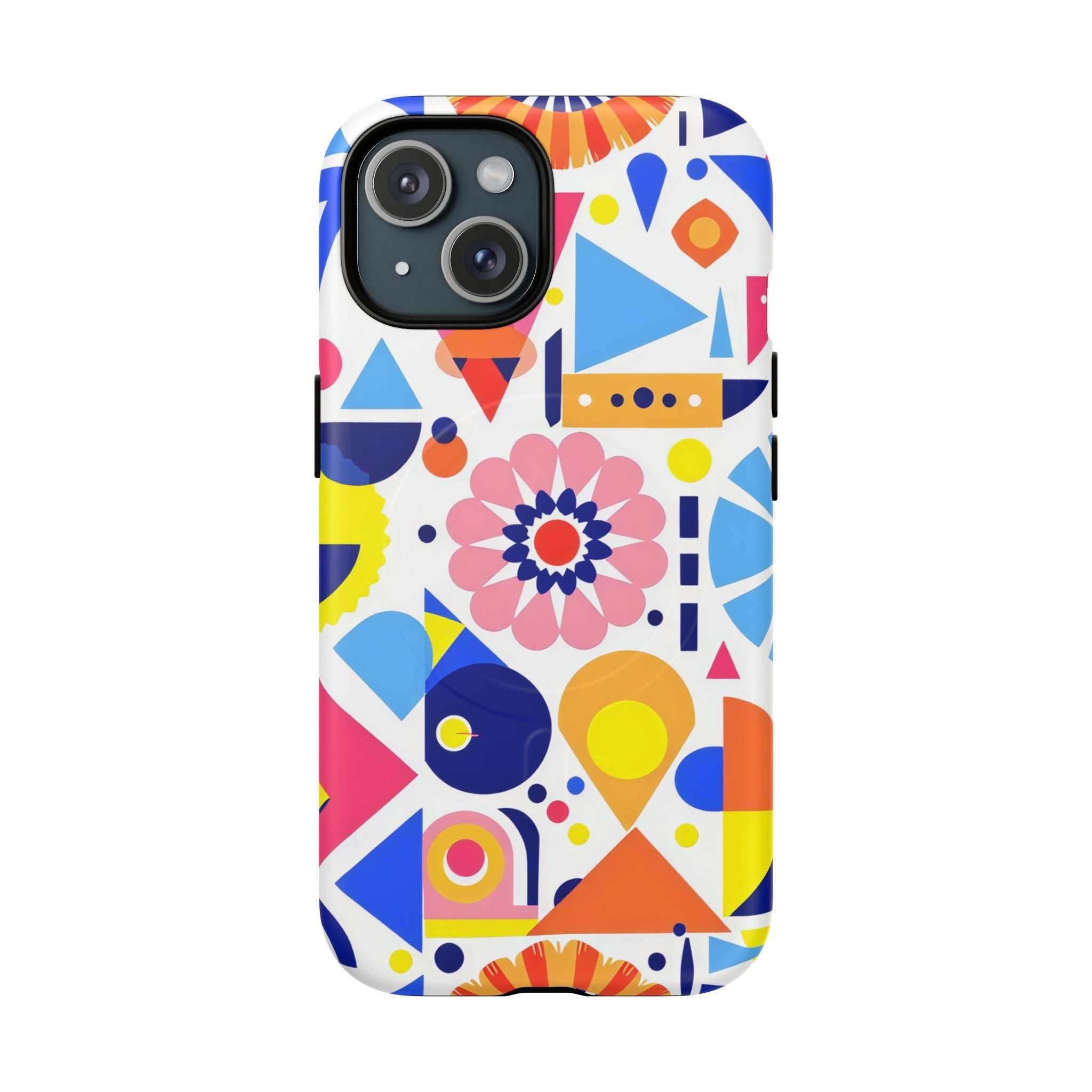 Bright Geo Print iPhone Magsafe Phone Case