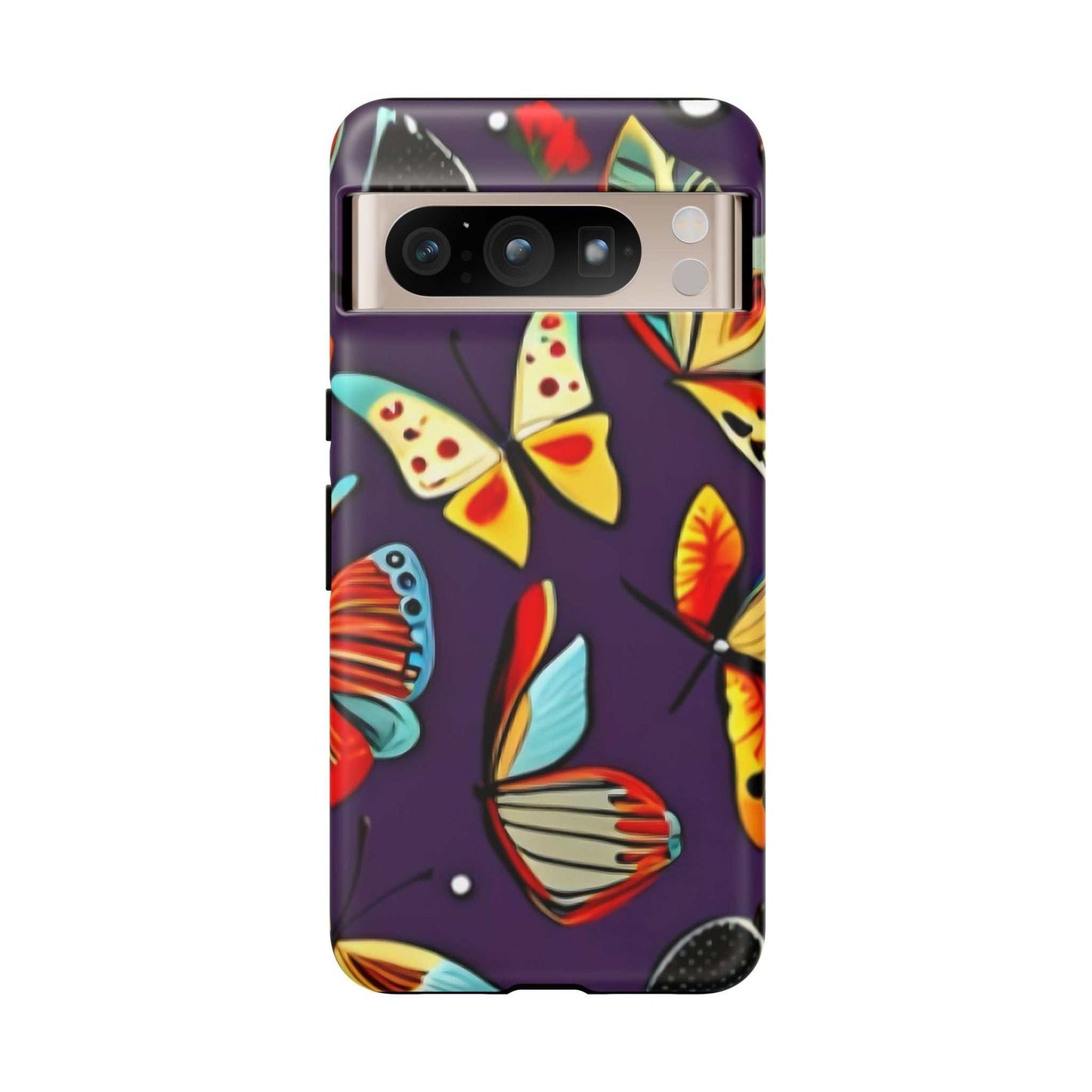 Bright Vibrant Butterfly Google Pixel Phone Case designed by littlebitz