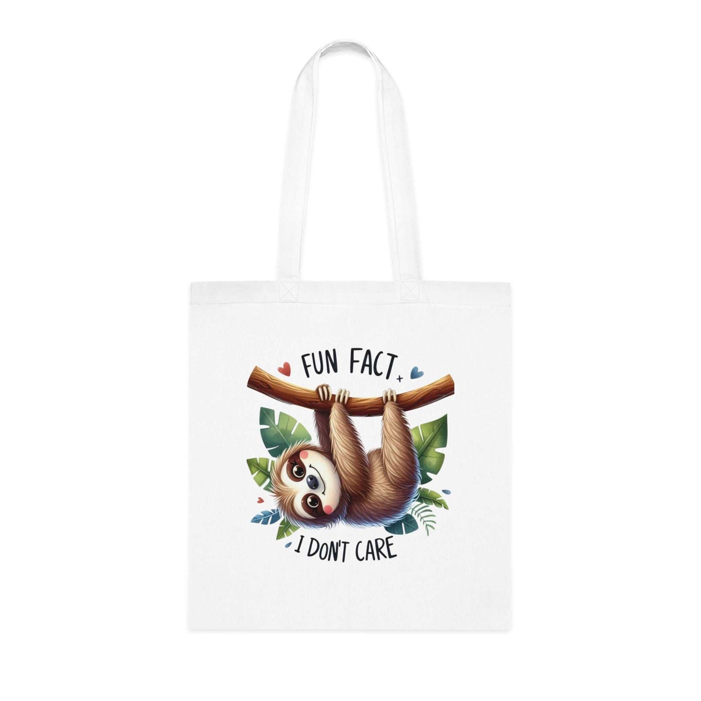 Cotton Tote - Cute Sloth Tote Bag