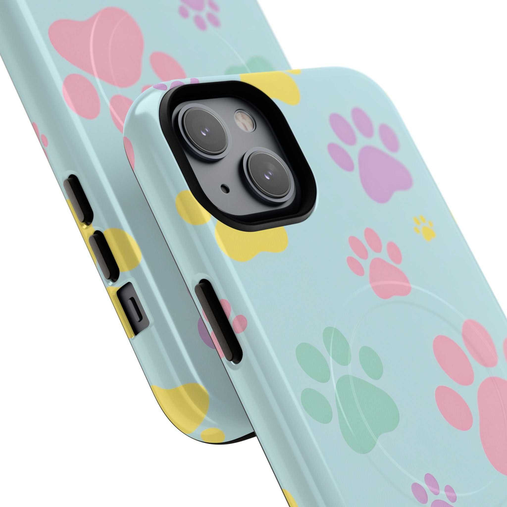 Pastel Doggy Paw iPhone Magsafe Phone Case