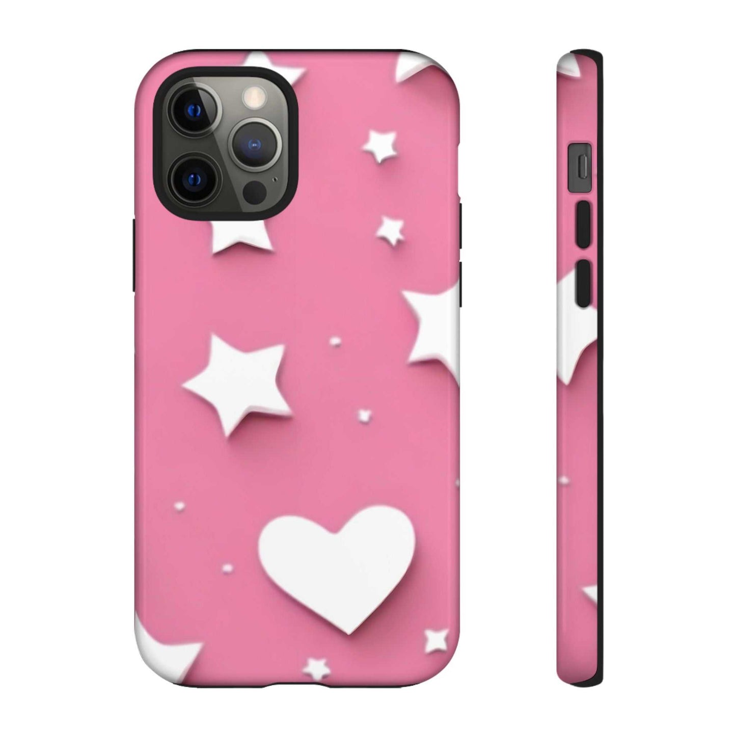 Hearts and Stars Phone Case Designed By Littlebitz 