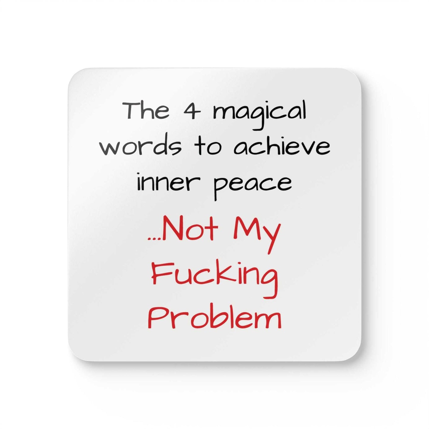 not my fucking problem coaster set designed by Littlebitz