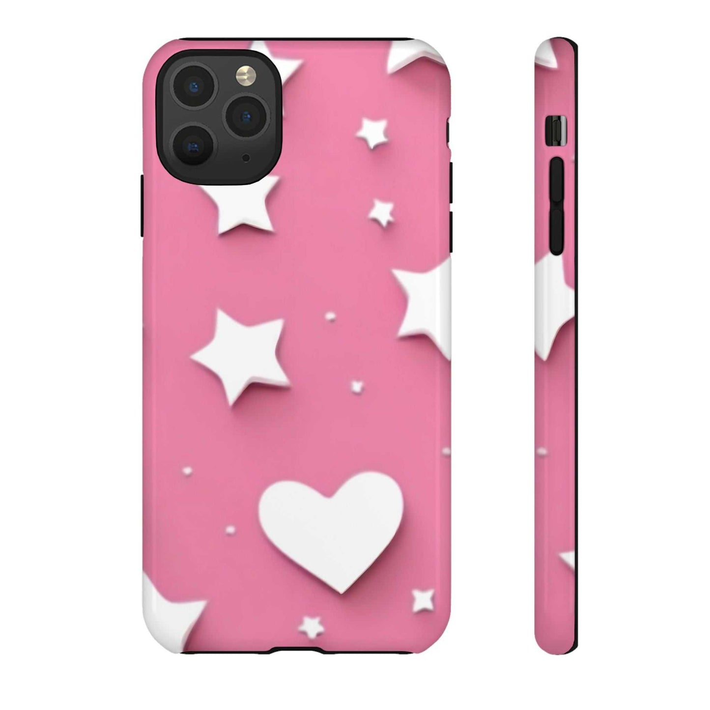 cute Hearts and Stars Phone Case Designed By Littlebitz 