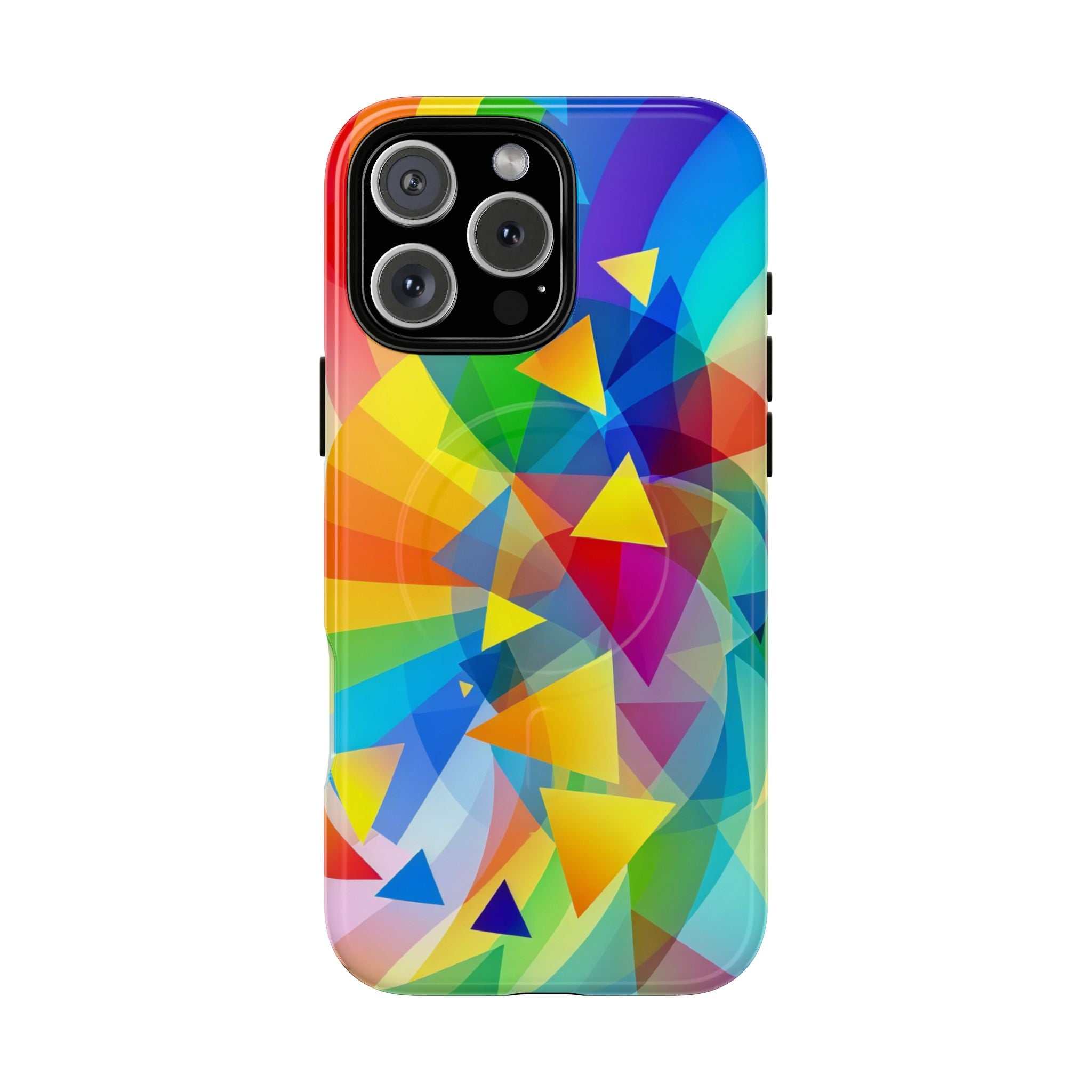 Geometric Pride Design iPhone Magsafe Phone Case