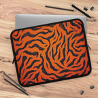 Orange Tiger Print Laptop Sleeve