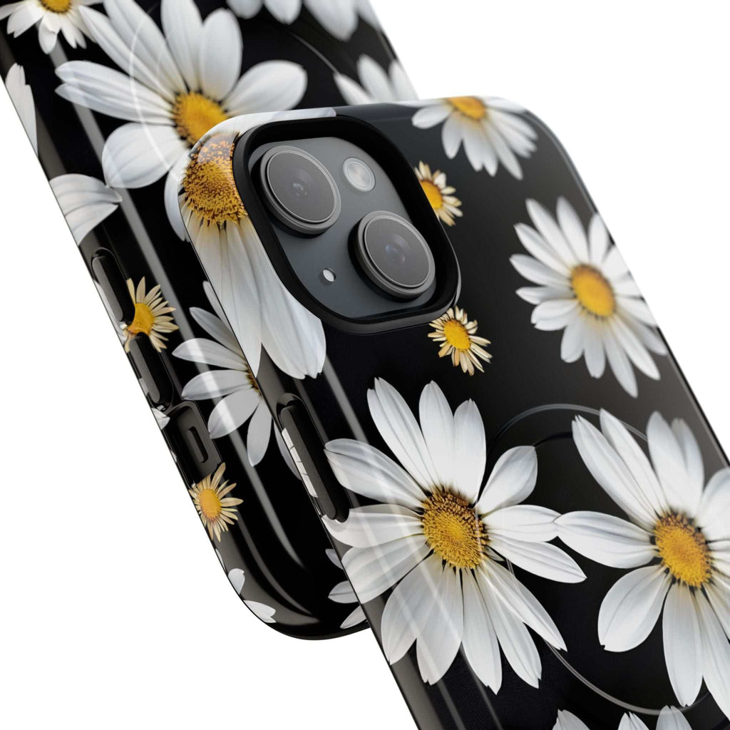 Black Daises iPhone Magsafe Phone Case