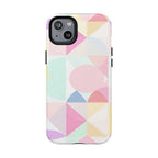 Pastel Geo Print iPhone Magsafe Phone Case