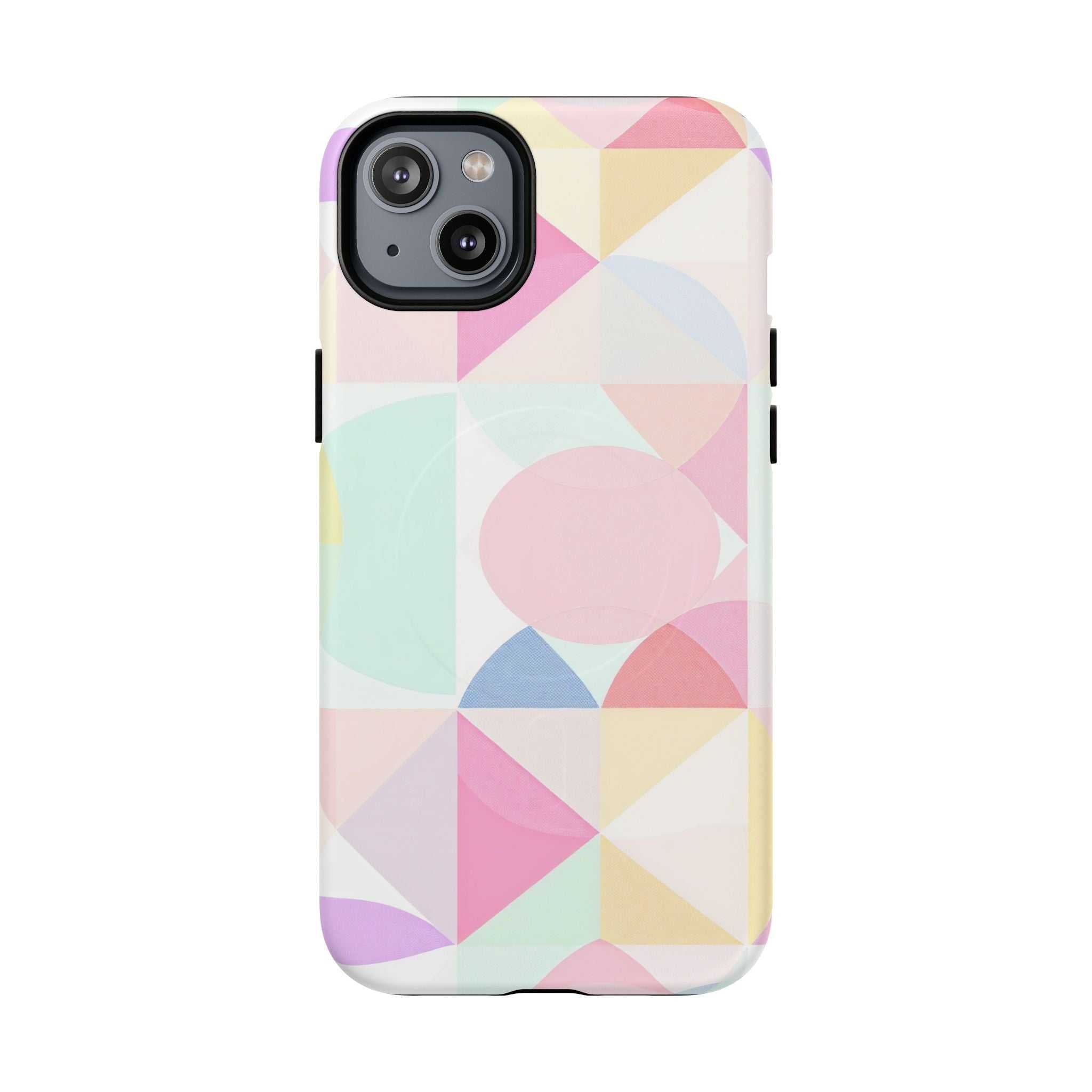 Pastel Geo Print iPhone Magsafe Phone Case