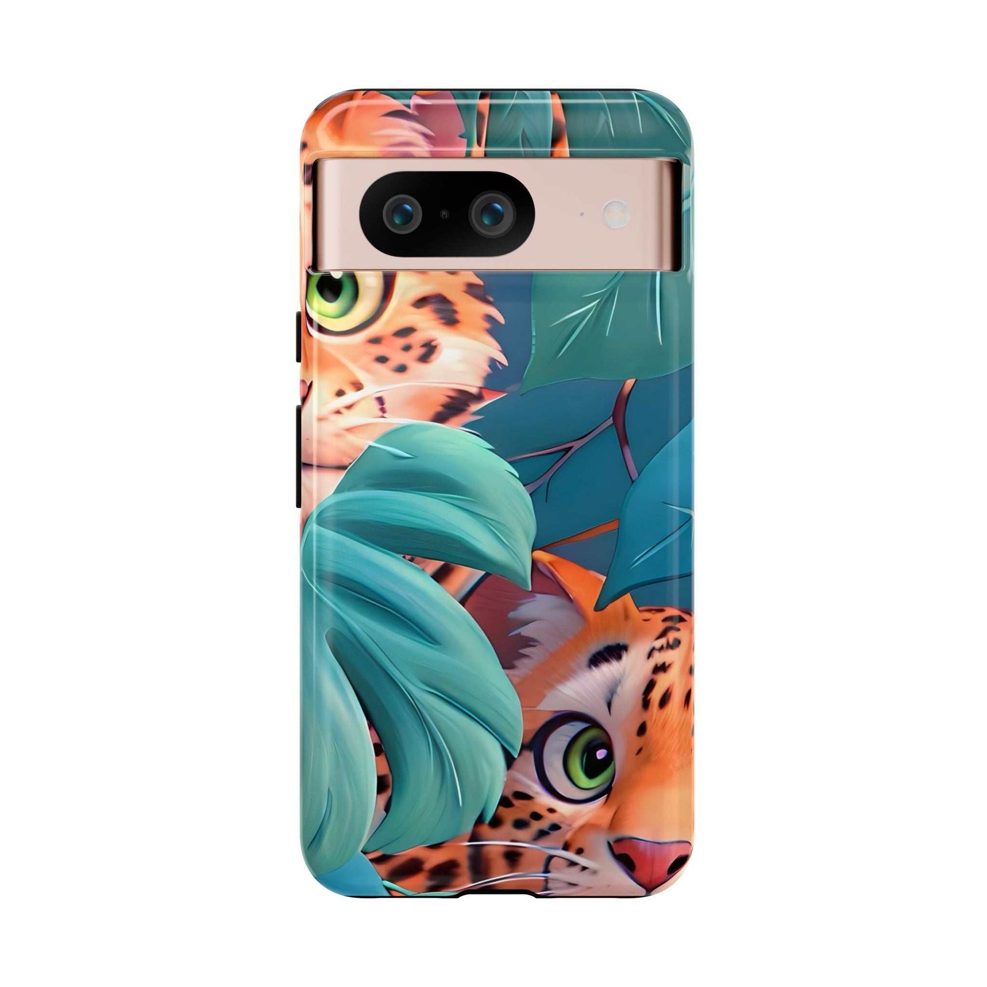 Cute Tiger Google Pixel Phone Case designed by Littlebitz 