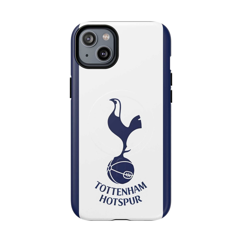 Tottenham FC MagSafe iPhone case with navy and white colors and club crest, dual layer protection and MagSafe compatibility
