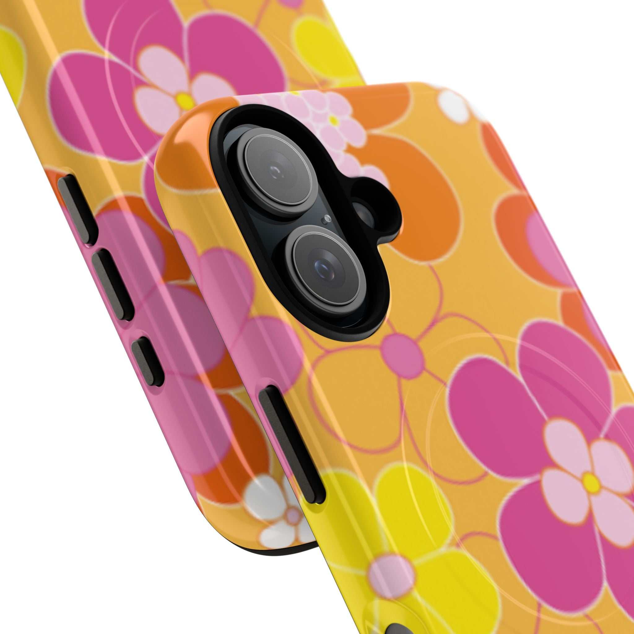 Retro Floral iPhone Magsafe Phone Case