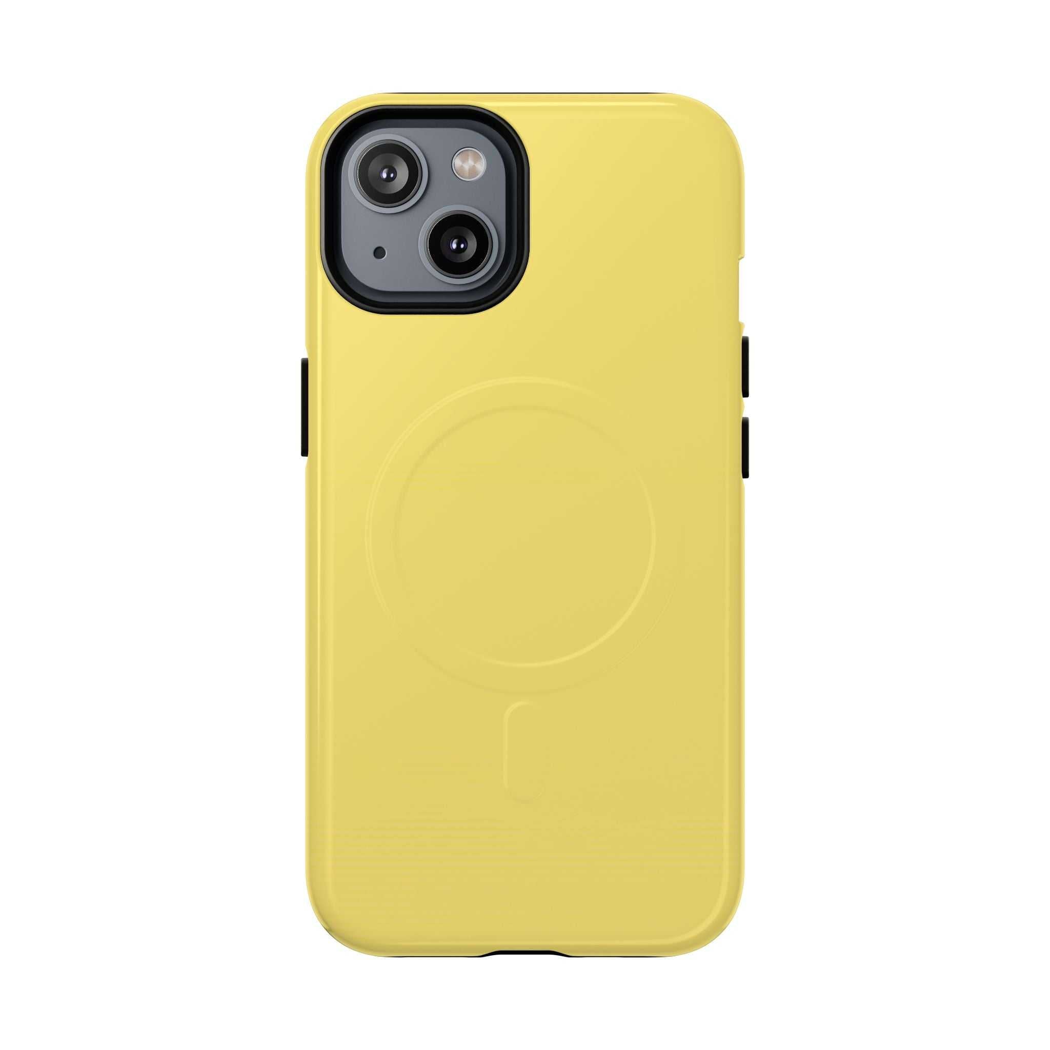 Lemon Yellow iPhone Magsafe Phone Case