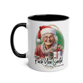 Sweary Granny Christmas Mug with cheeky festive design in glossy finish, 11oz ceramic, microwave and dishwasher safe