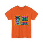 Zero Gag Reflex T-Shirt with bold graphic, 100% cotton, perfect for bold humor and party wear