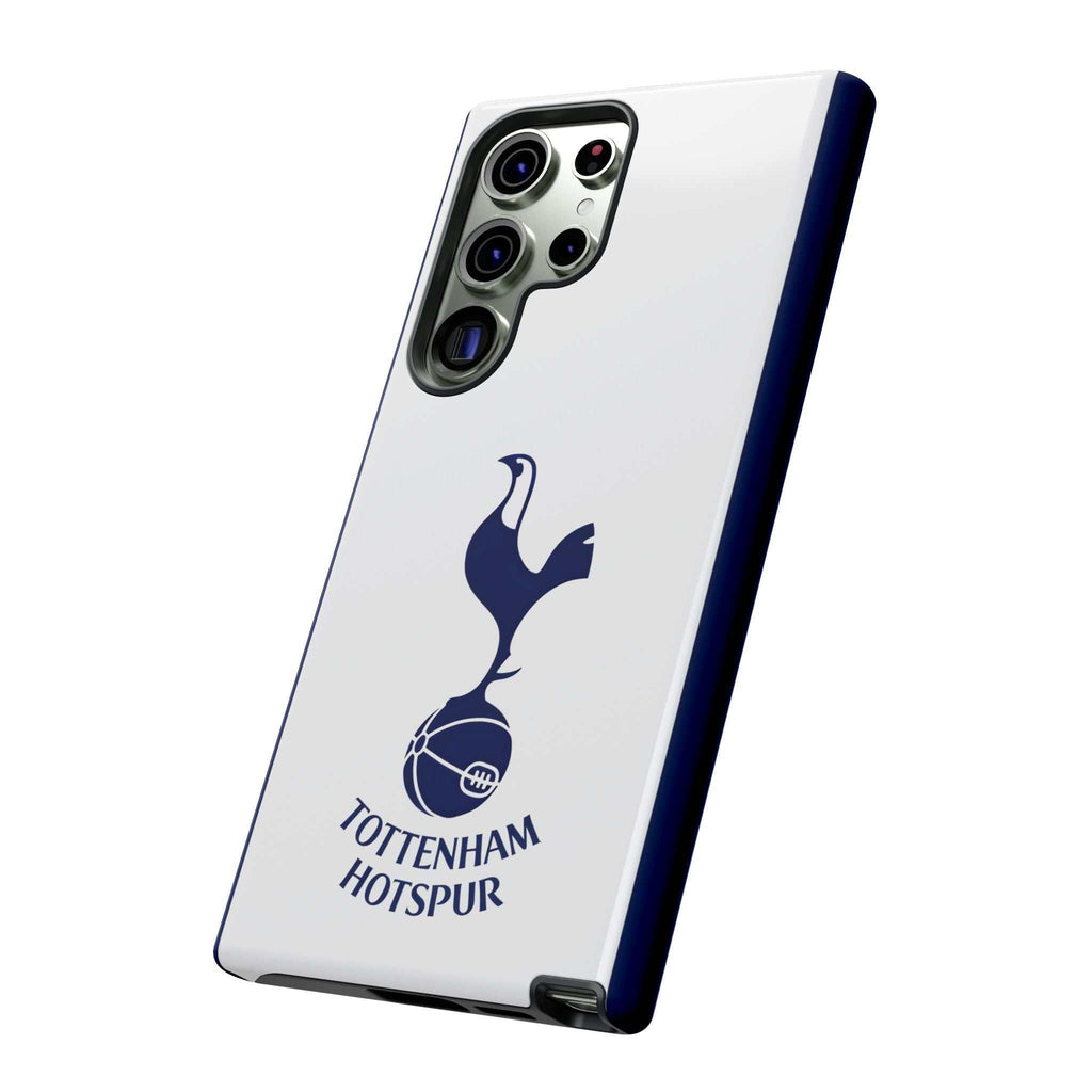 Tottenham FC magnetic Samsung phone case with dual-layer protection and wireless charging compatibility