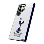 Tottenham FC magnetic Samsung phone case with dual-layer protection and wireless charging compatibility