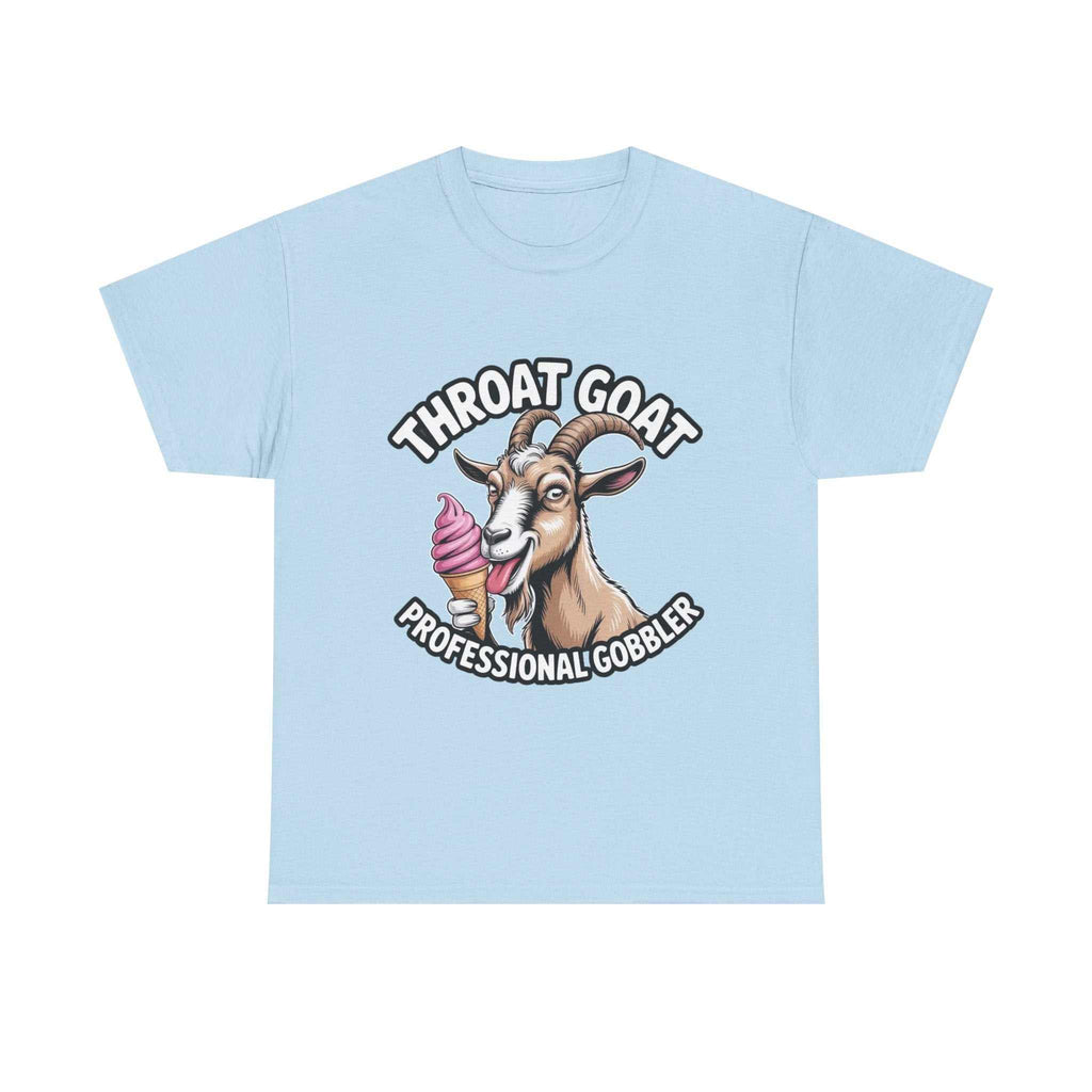 Throat Goat T-Shirt bold graphic cotton tee with edgy humor design