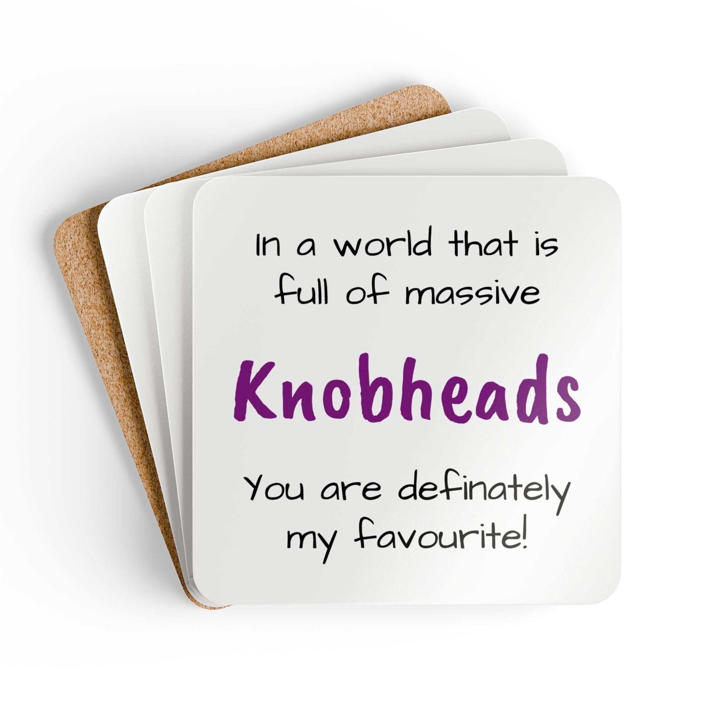 massive knobheads coaster set designed by Littlebitz