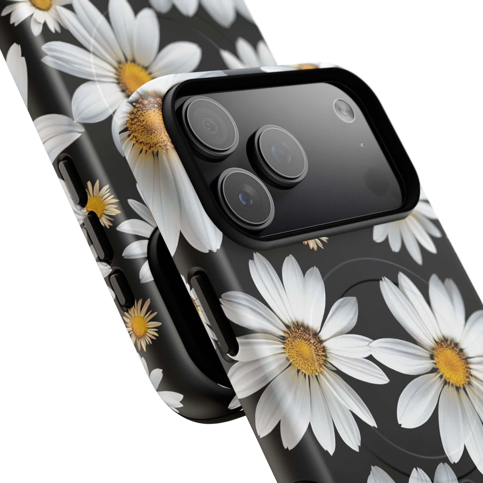 Black Daises iPhone Magsafe Phone Case