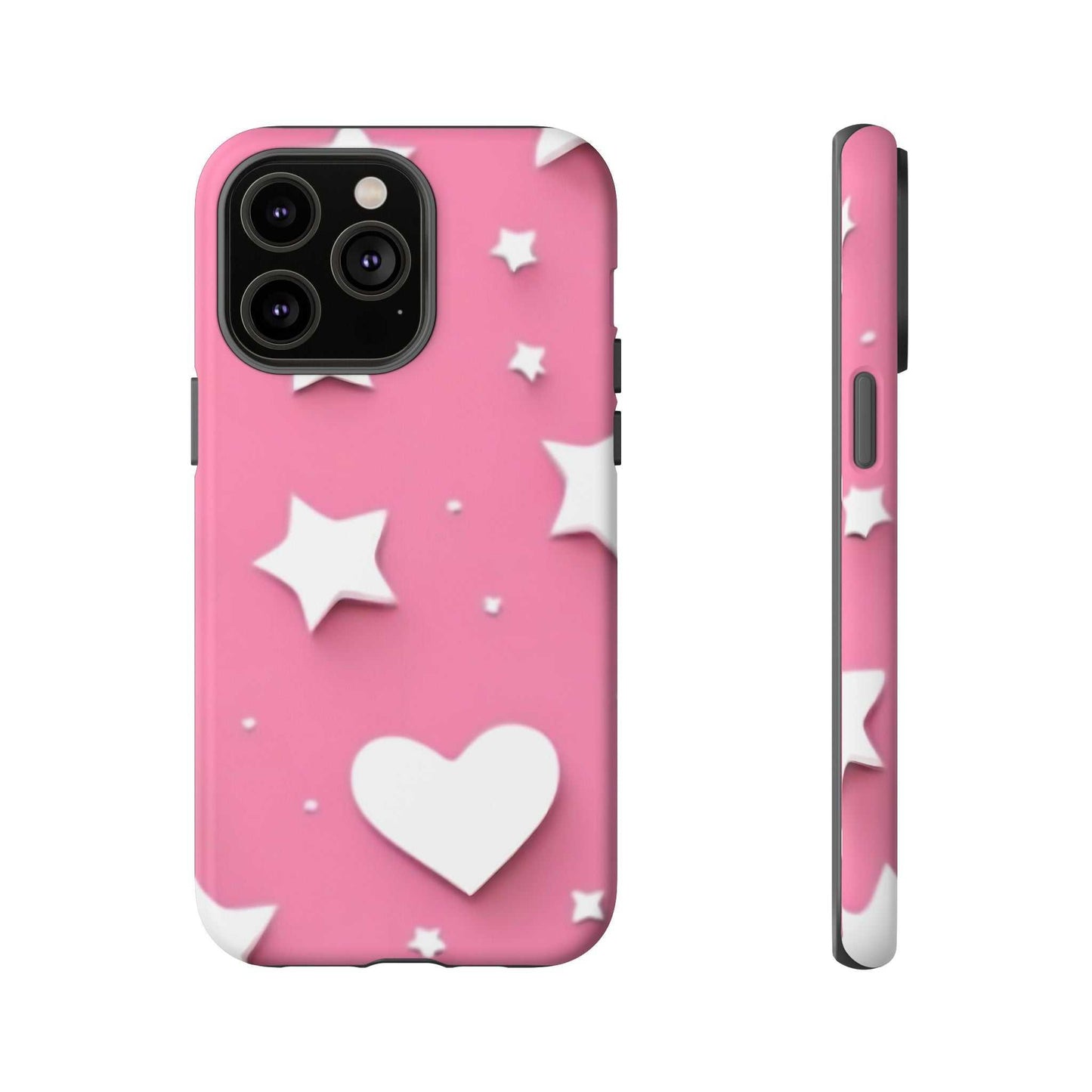 Hearts and Stars Phone Case Designed By Littlebitz 