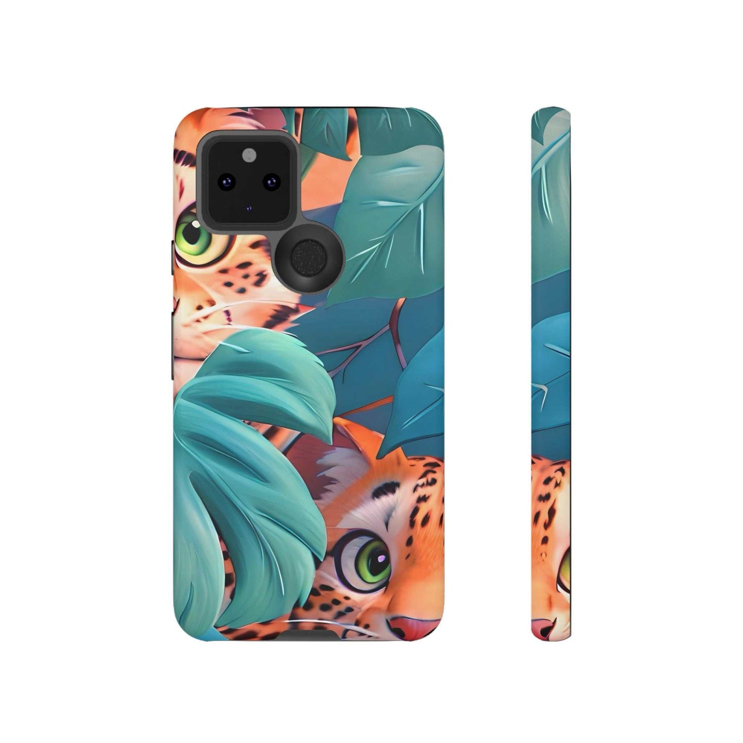 Cute Tiger Google Pixel Phone Case designed by Littlebitz 