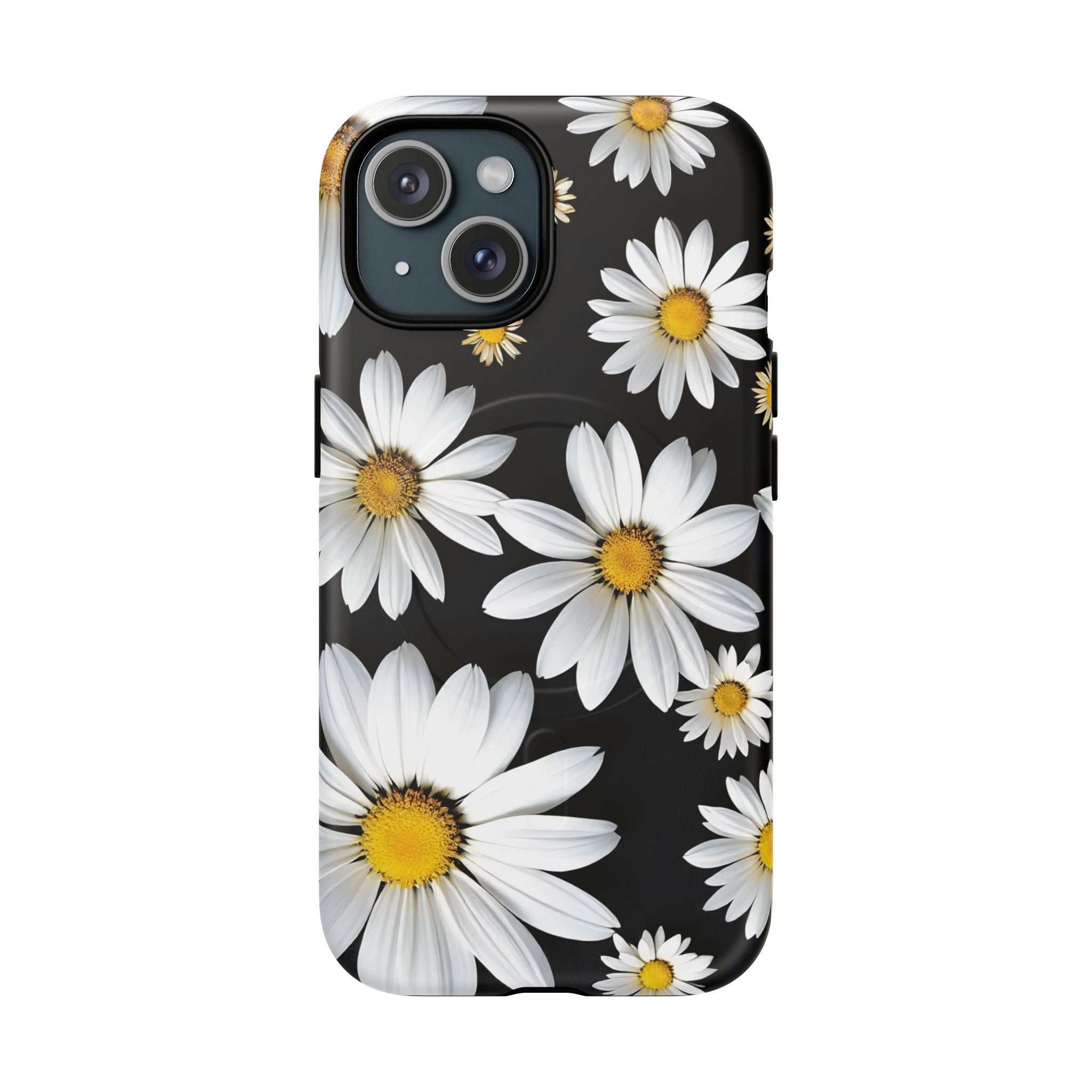 Black Daises iPhone Magsafe Phone Case