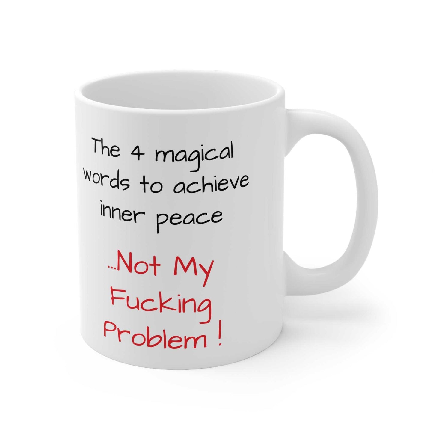 not my Problem Ceramic Mug cheeky designs by Littlebitz 