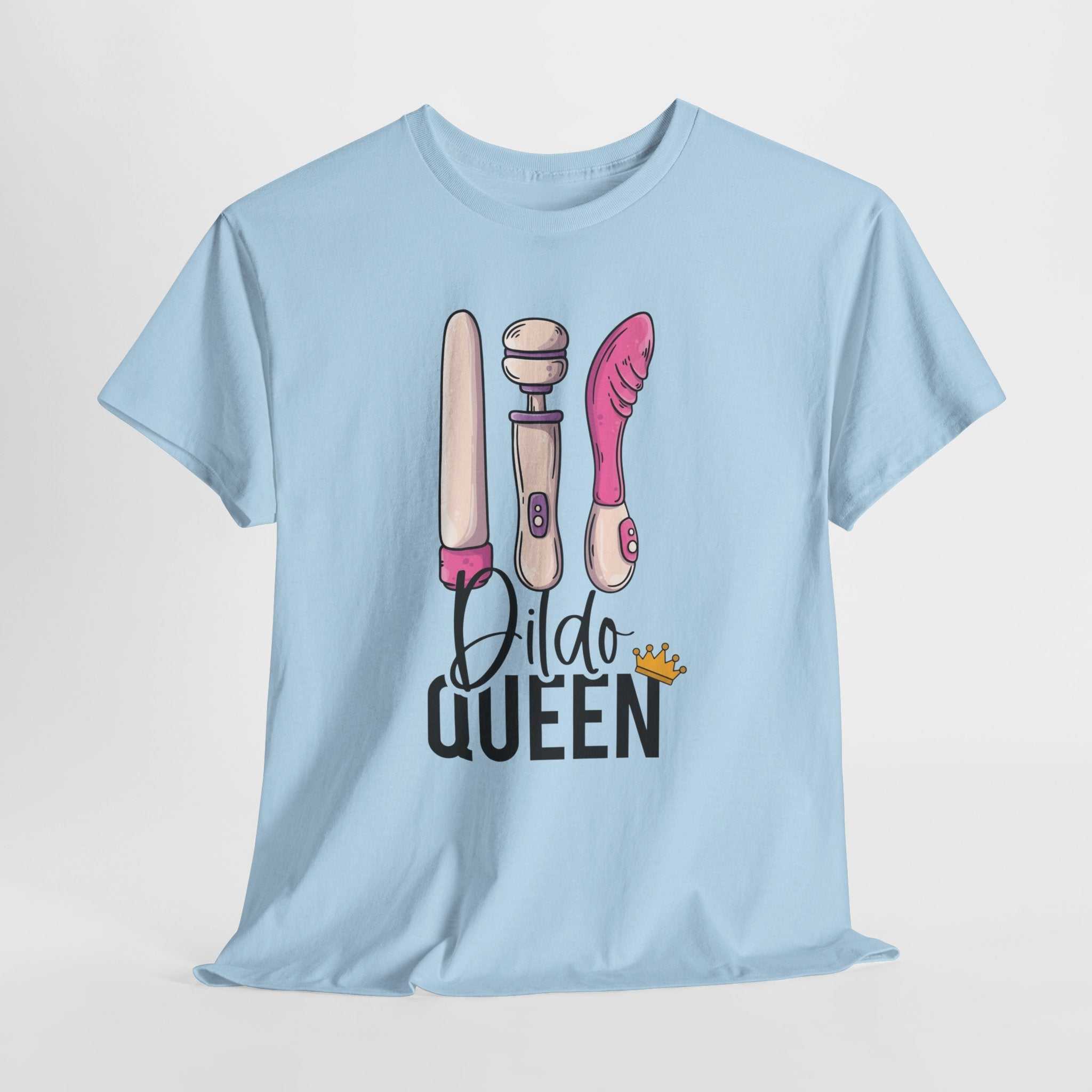 Dildo Queen T-Shirt bold cotton tee with vibrant print for confident wear