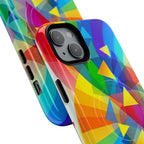 Geometric Pride Design iPhone Magsafe Phone Case