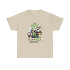 Cactus Expert Fun Graphic T-Shirt with humorous cactus design on soft cotton fabric