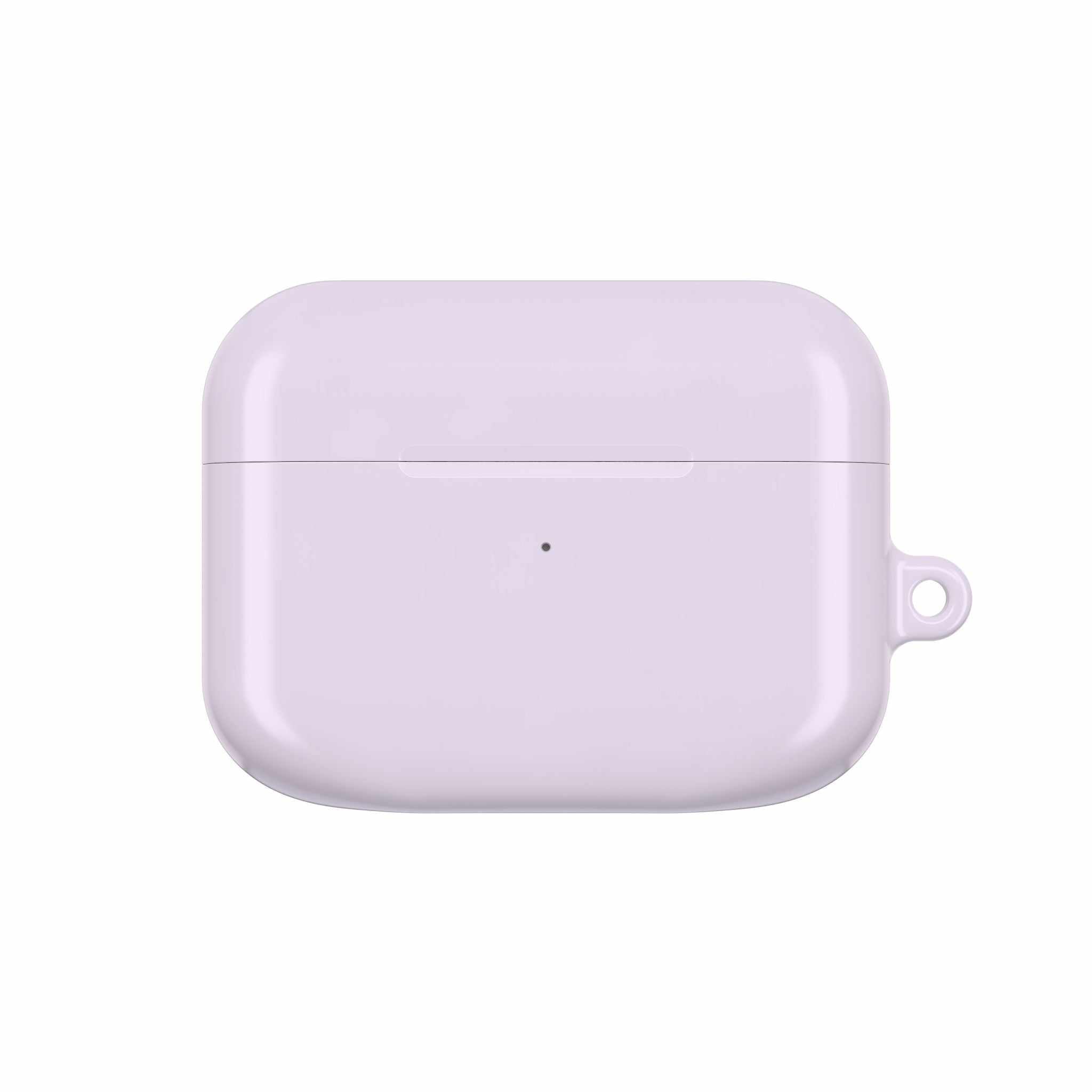 Lavender AirPods Protective Case with durable hard shell and glossy finish for scratch and bump protection