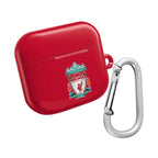 Liverpool FC AirPods protective hard case with club crest and keychain clip
